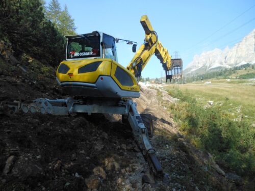 rete telematica provinciale collegamento P. Gardena - Colfosco:
progettazione, direzione lavori, coordinamento della sicurezza